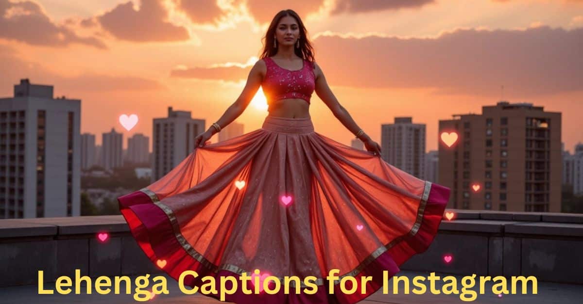 Lehenga Captions for Instagram